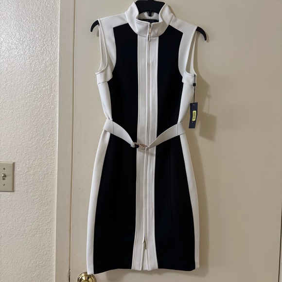 Tommy Hilfiger Women's Scuba Crepe Sheath Dress NWT Size 4 - Picture 2 of 7